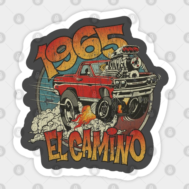 Monster El Camino 1965 Sticker by JCD666